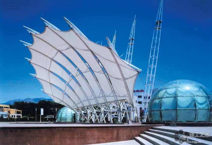 邳州车棚膜结构网架